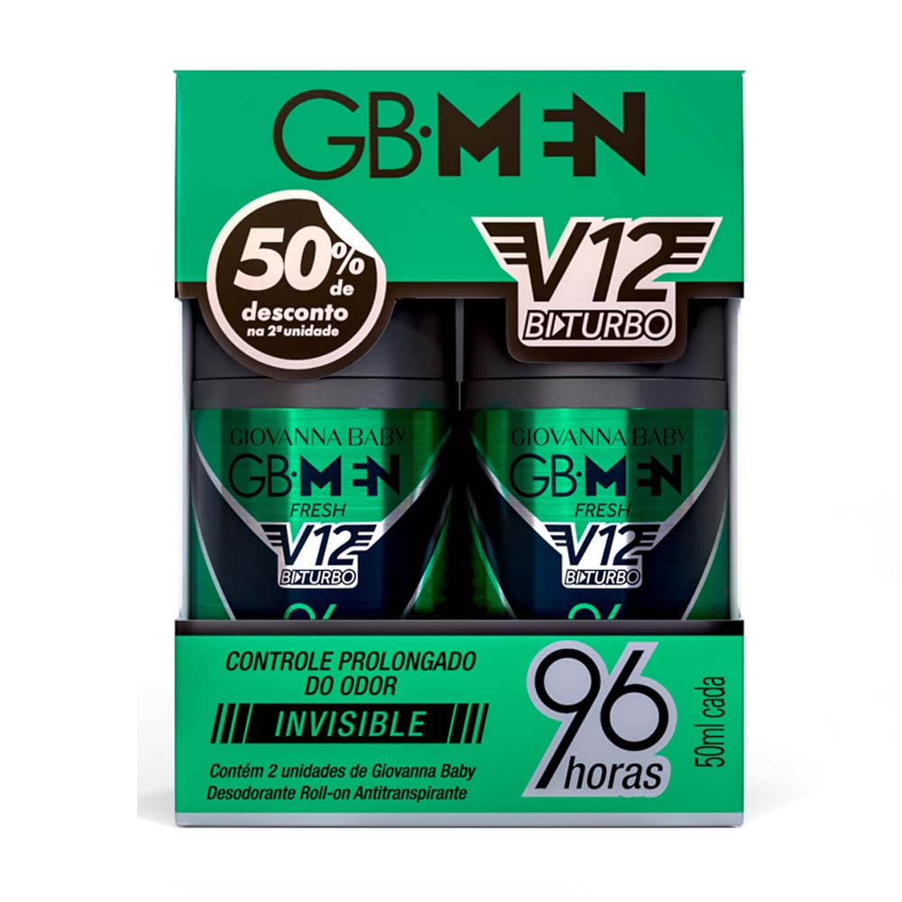 GIOVANA BABY MEN PROMOPACK 2 ROLLONS FRESH 50ML