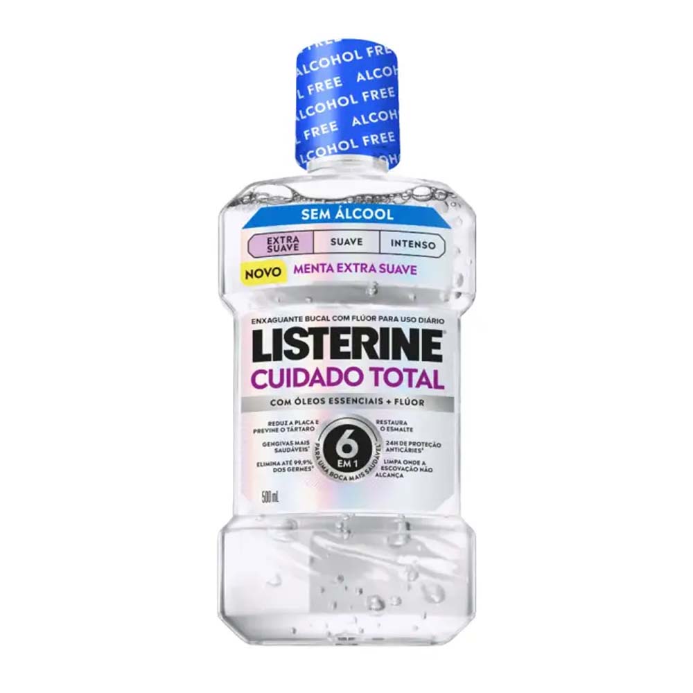 LISTERINE TOTAL CARE EXTRA SUAVE 500ML