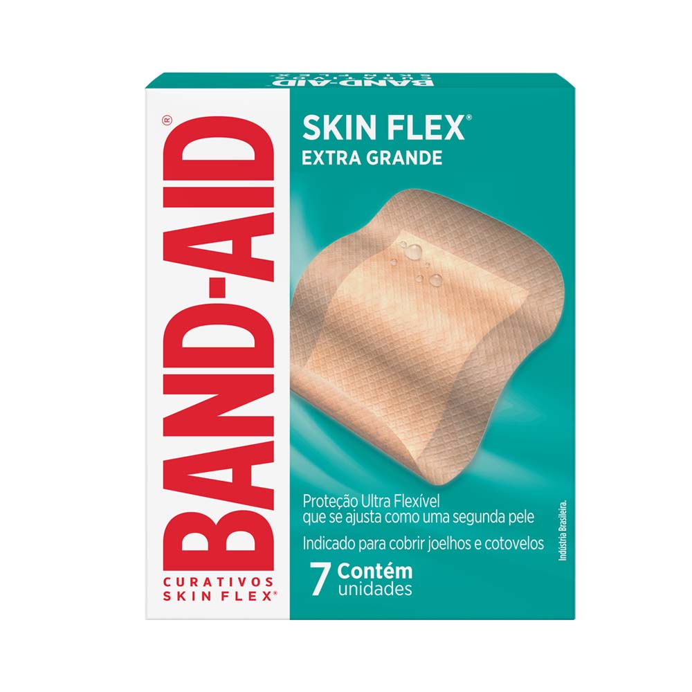 CURAT BAND-AID SKIN FLEX EXTRA GRANDE JOHNSON 7UN
