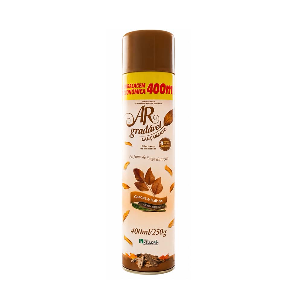 AR GRADAVEL CASCAS E FOLHAS 400ML