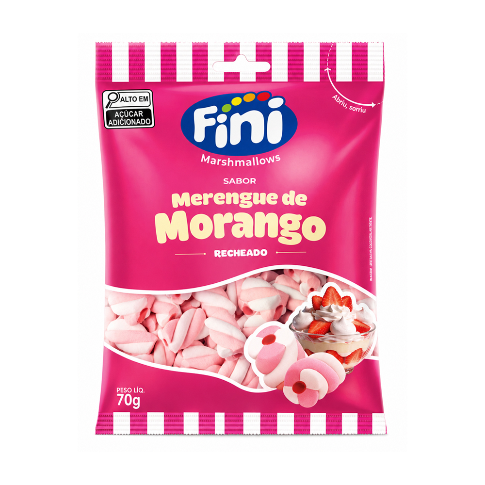 MARSHMALLOW FINI MERENGUE DE MORANGO 70G