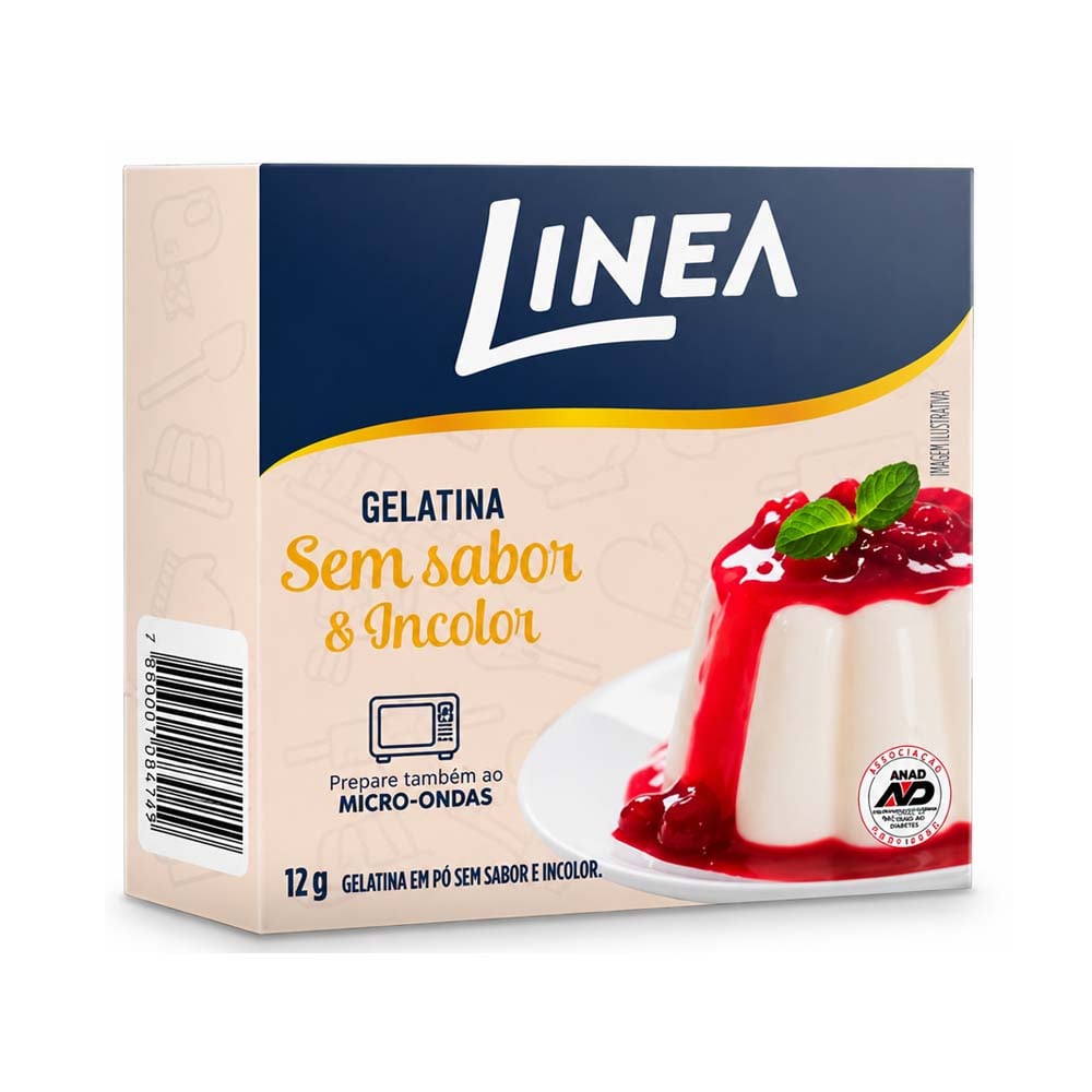 GELATINA SEM SABOR LINEA 12G