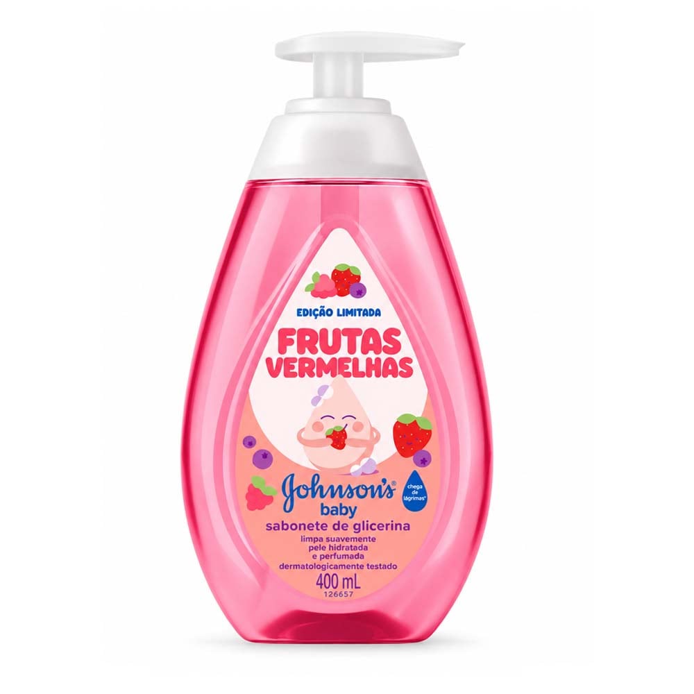 JOHNSON BABY SABONETE LIQUIDO FRUTAS VERMELHAS 400ML