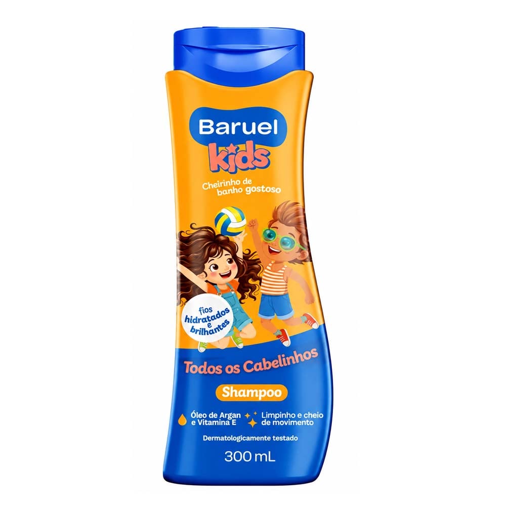 BARUEL KIDS SHAMPOO TODOS OS CABELINHOS 300ML