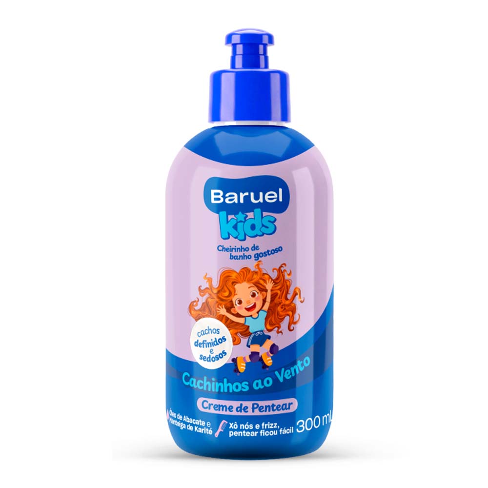 BARUEL KIDS CREME DE PENTEAR CACHINHOS AO VENTO 300ML