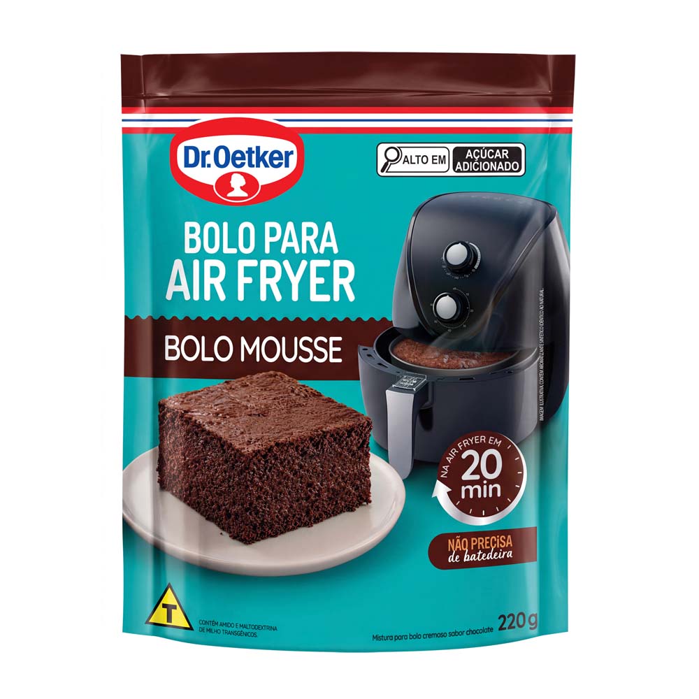 BOLO AIR FRYER MOUSSE OETKER 220G