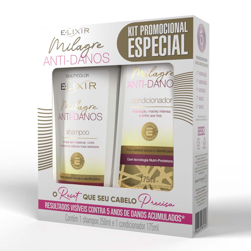 PACK SHAMPOO+CONDICIONADOR ELIXIR ROSA MOSQUETA 425ML