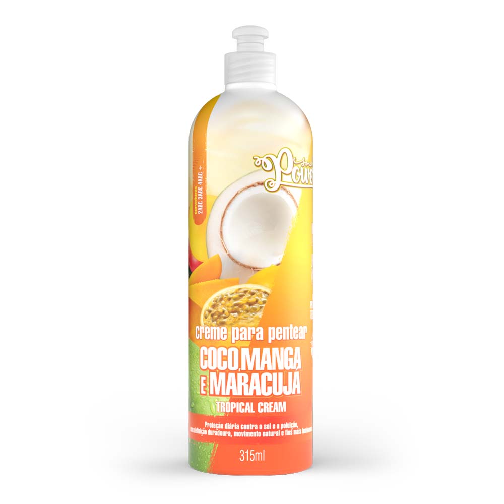 SOUL POWER CREME PENTEAR COCO MANGA E MARACUJA 315ML