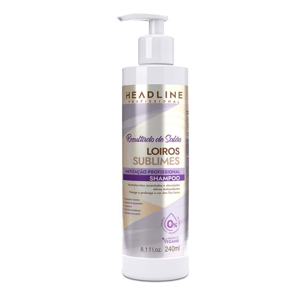 SHAMPOO RESULTADO DE SALAO LOIROS SUBLIMES HEADLINE 240ML