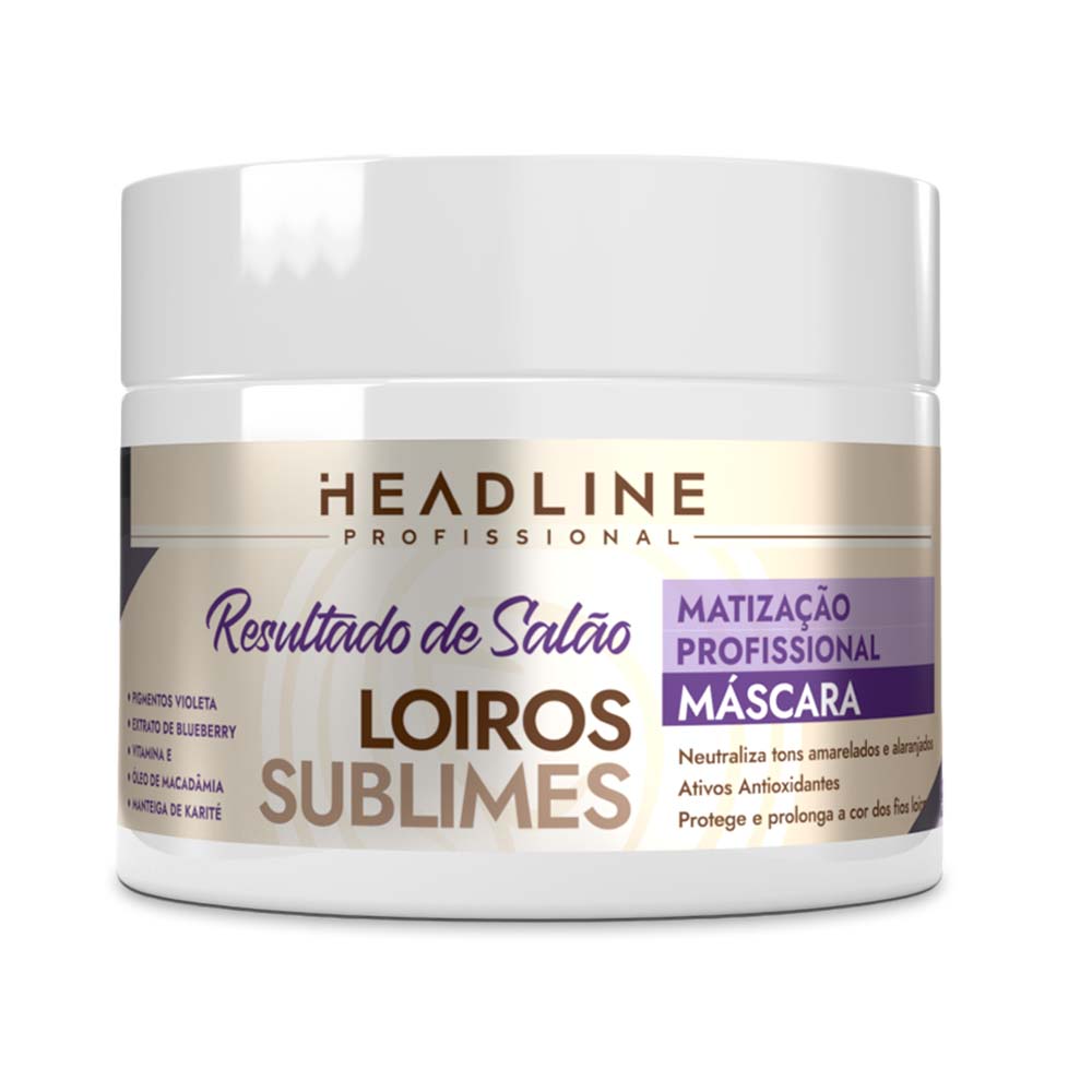 MASCARA RESULTADO DE SALÃO LOIROS SUBLIMES HEADLINE 300G