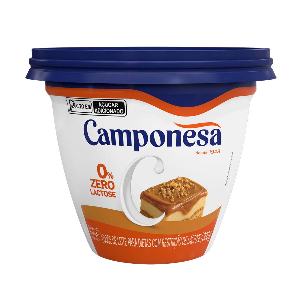 DOCE DE LEITE ZERO LACTOSE CAMPONESA EMBARÉ 300G