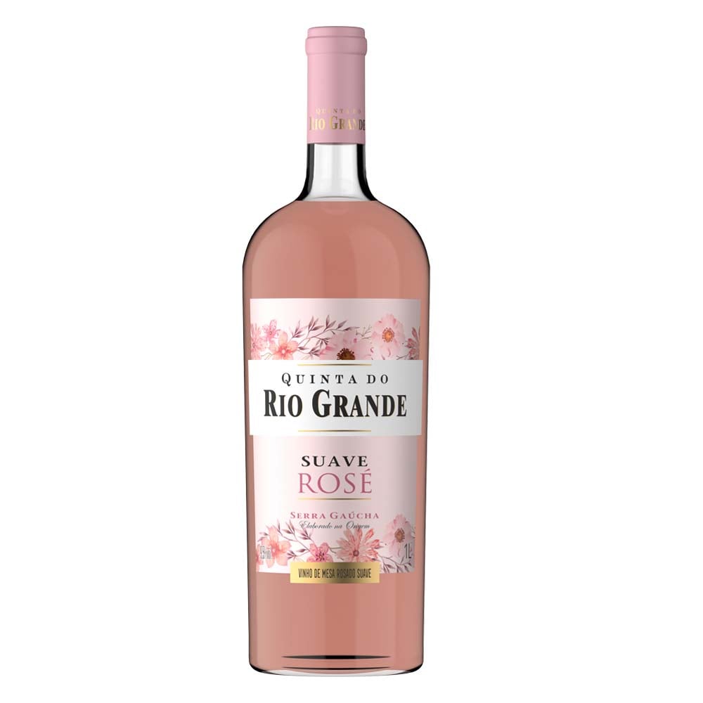 VINHO DE MESA QUINTA RIO GRANDE ROSE SUAVE 1L