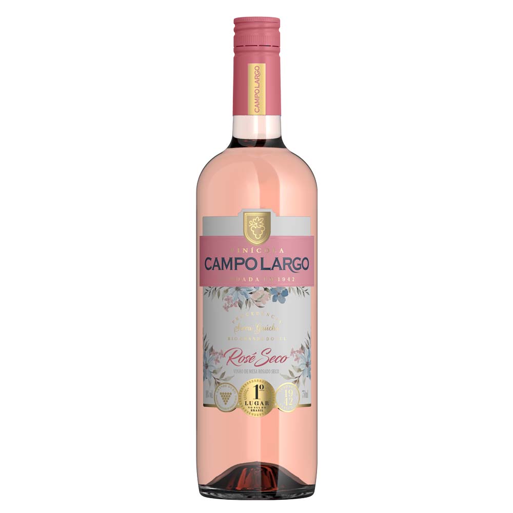 VINHO CAMPO LARGO ROSÉ SECO 750ML