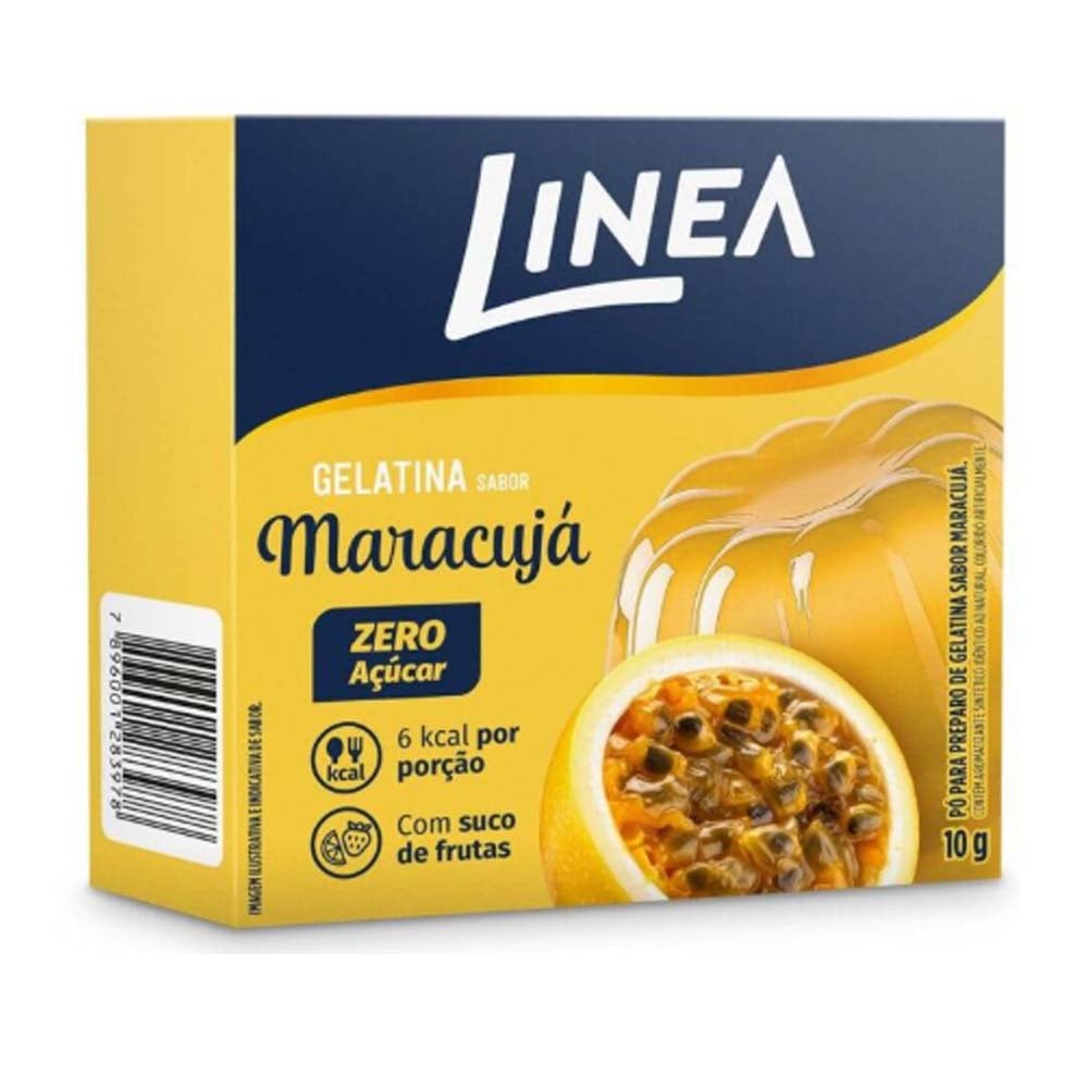 GELATINA MARACUJA LINEA 10G