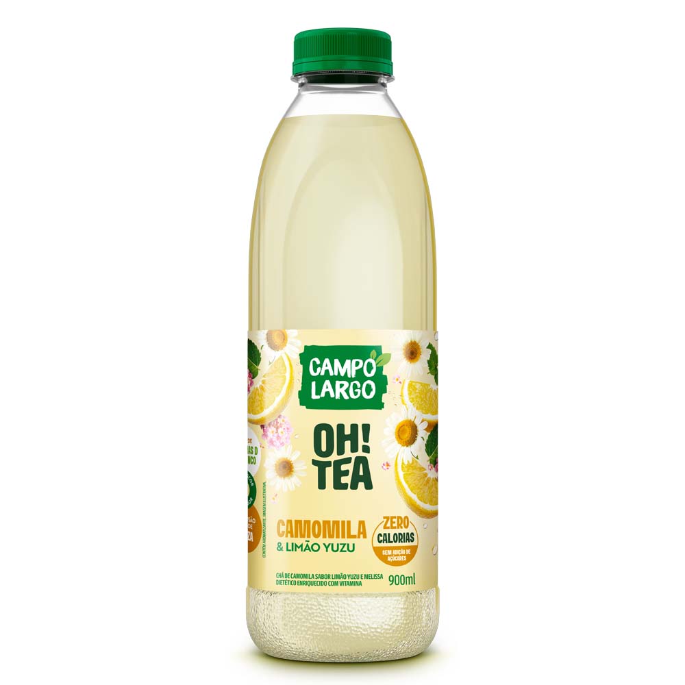 CHA CAMOMILA + LIMÃO YUZU ZERO CAMPO LARGO 900ML