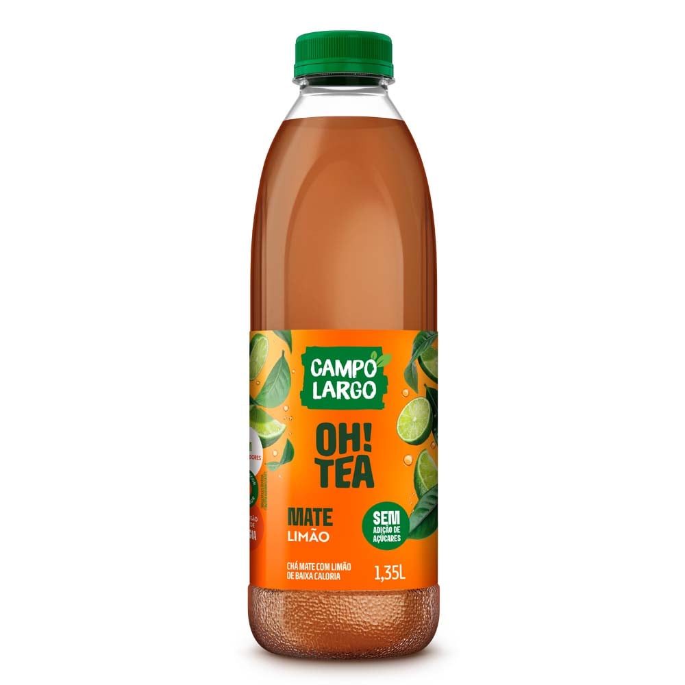 CAMPO LARGO CHÁ MATE SABOR LIMÃO 1,35L