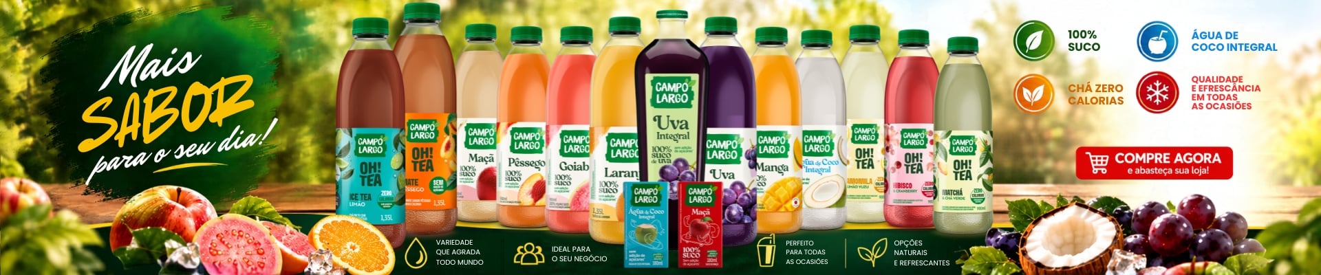 COMPRE SUCOS CAMPO LARGO